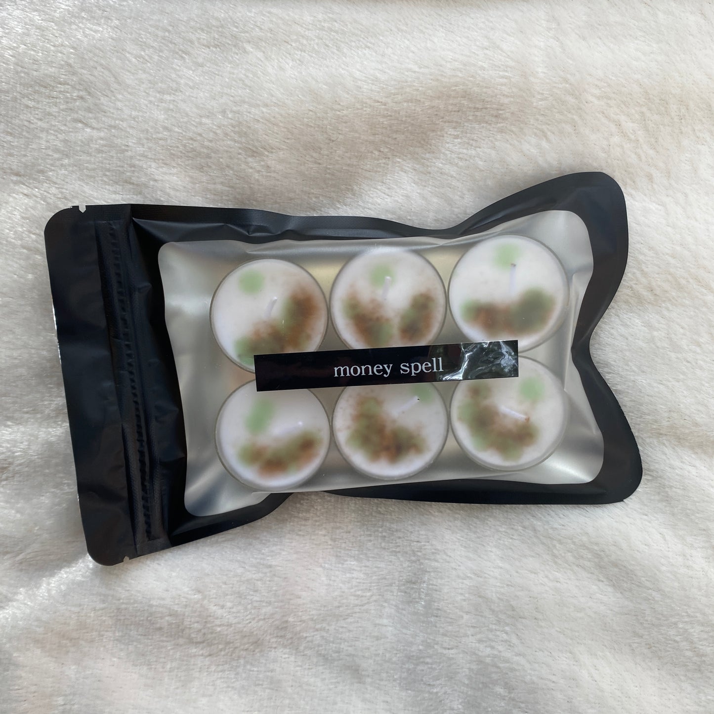 Money Spell Tealight Candles