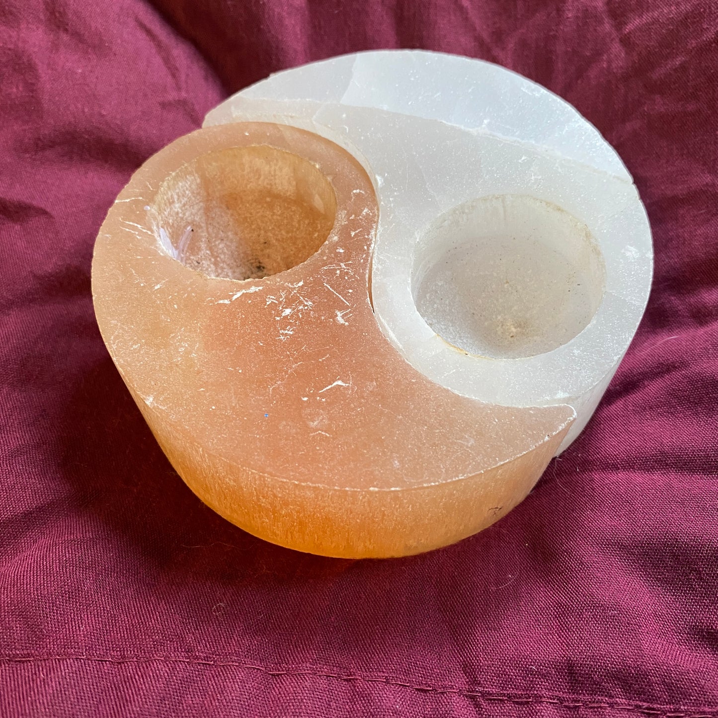 Selenite Tealight Holder