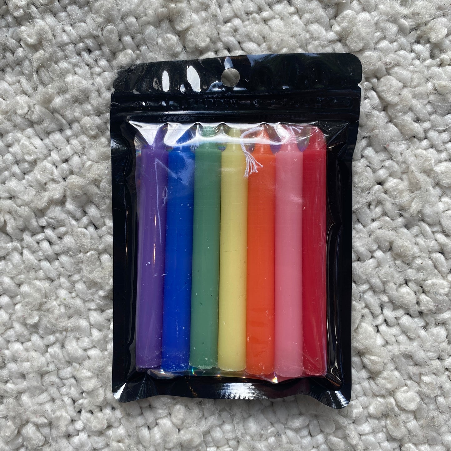 Pack of Multicolored Candles