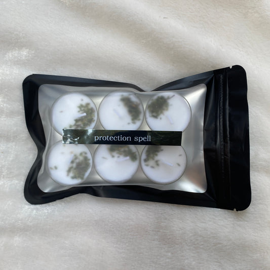 Protection Spell Tealight Candles