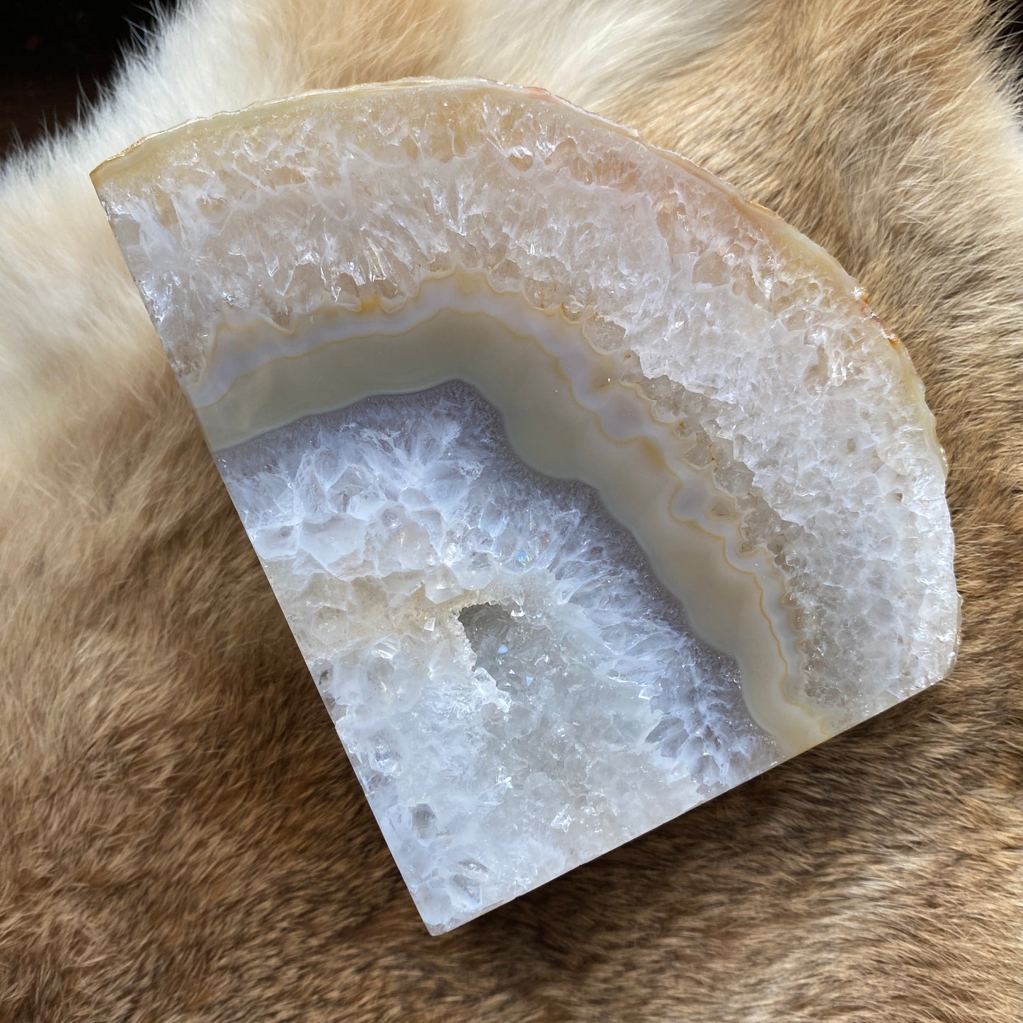 Large Geode Bookend