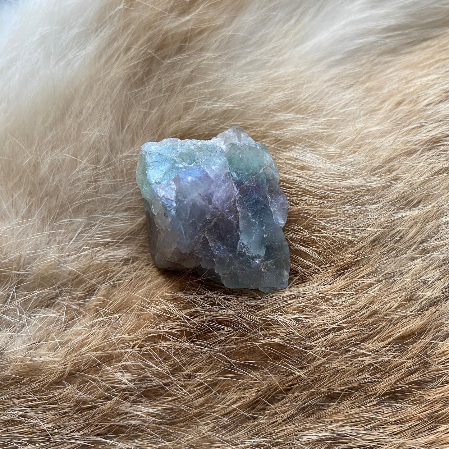 Raw Rainbow Fluorite